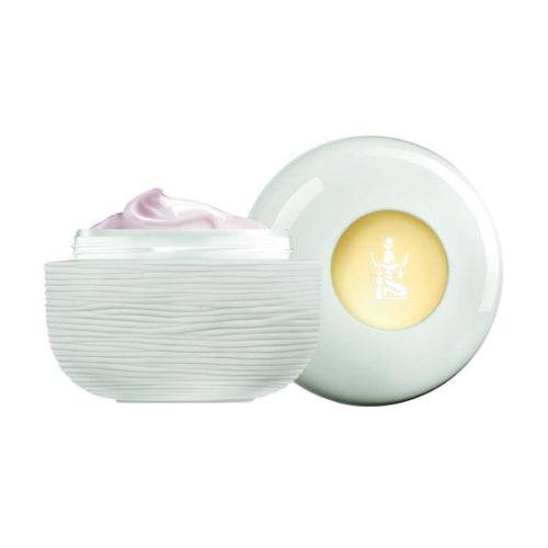 كريم البشرة المضاد للشيخوخة Sothys Secrets La Creme 128 في وعاء أبيض فاخر بتصميم محكم وغطاء ذهبي اللون، مثالي لتقليل التجاعيد.