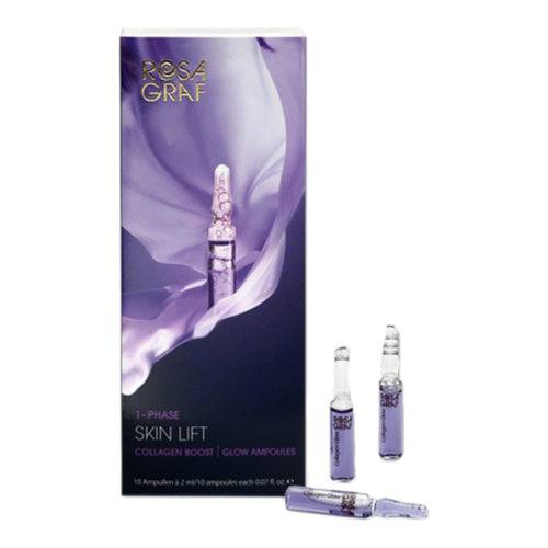 Rosa Graf 1 -fase hudløft kollagen boost ampoules - glød