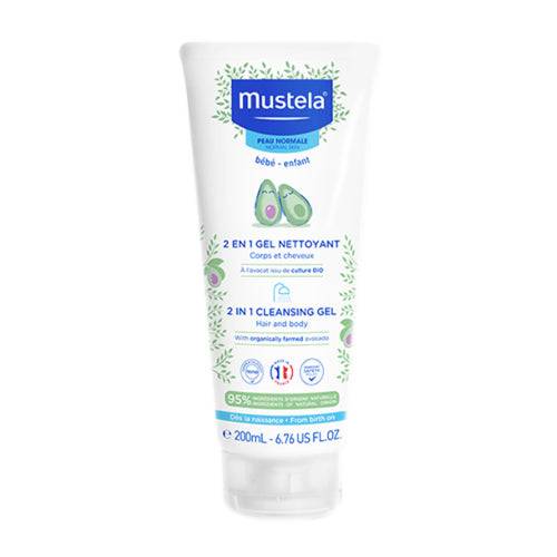 Mustela 2 in 1 puhdistusgeeli