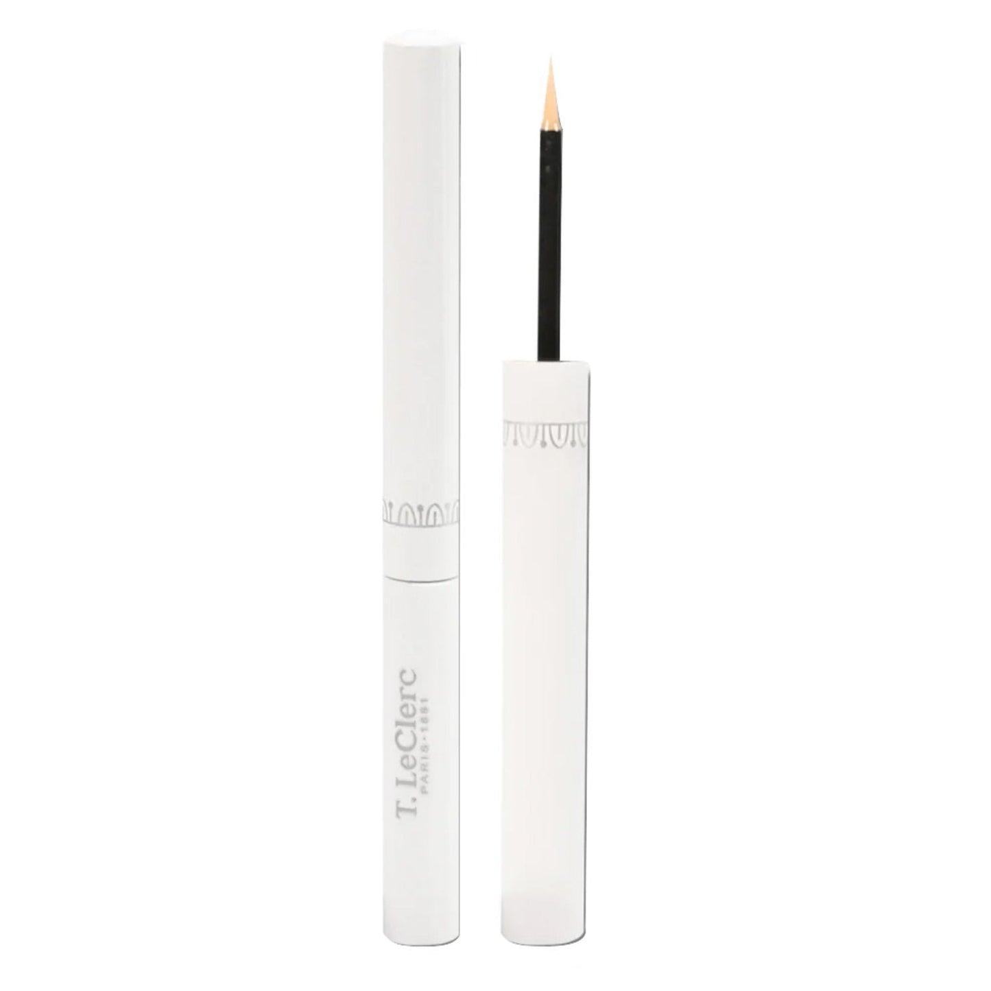 T LeClerc Lash Serum for Active Growth i slankt hvidt rør med præcisionsapplikator. Forbedrer vipper og øjenbrynsvækst for fyldigere, sundere resultater.