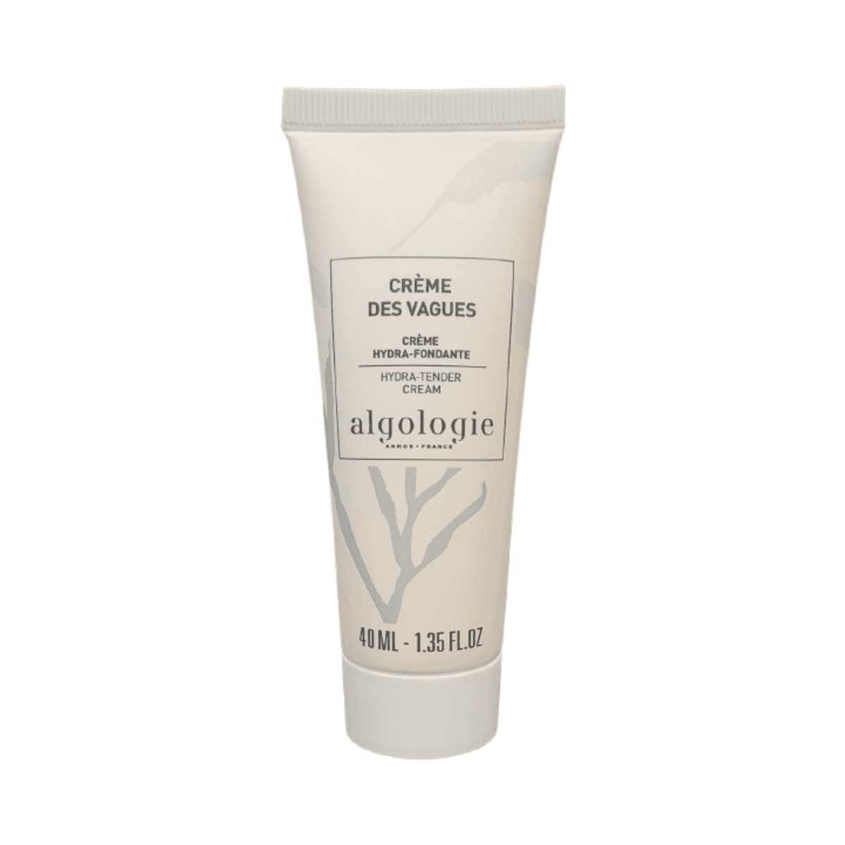 Feadán 40ml Uachtar Hydra-Tender Algologie le haghaidh hiodráitithe aghaidhe. Moisturizer lightweight iontach do chraiceann tirim, leá isteach craiceann gan greasiness.