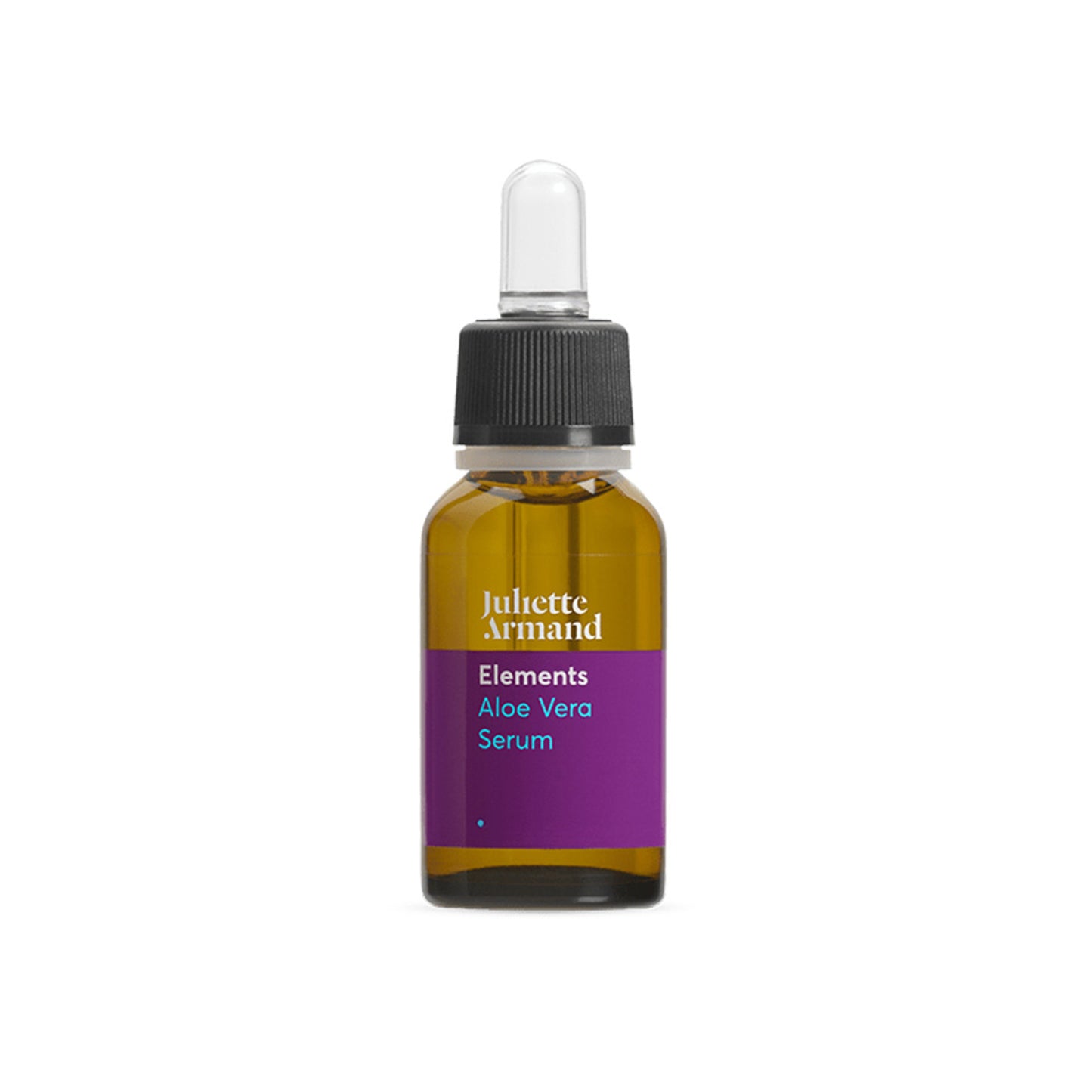 Juliette Armand Aloe Vera Serum - Aloe Vera Face Serum i elegant bärnstensfärgad flaska, perfekt för att lugna och återfukta alla hudtyper.