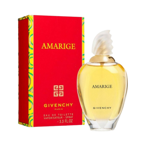 בושם Givenchy Amarige - ניחוח נשי באריזה עם ספריי 3.3 fl oz, אידיאלי לנשים אלגנטיות שאוהבות ריחות משמחים ופרחים.