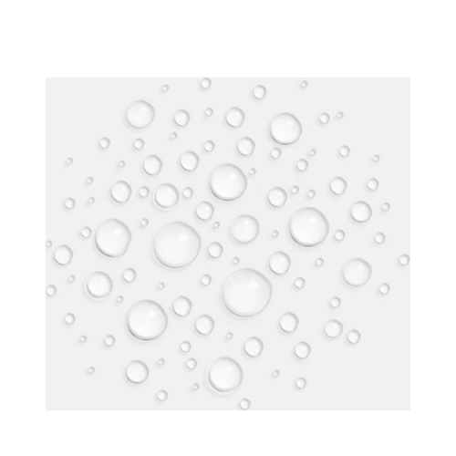 Visning av vattendroppar som framhäver den lätta, återfuktande strukturen hos HydroPeptide Solar Defense SPF 30 Spray för daglig hudvård.