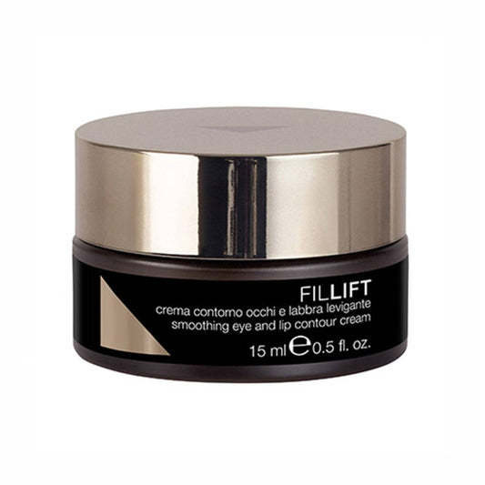FILLIFT Smoothing Eye & Lip Cream från Diego dalla Palma i 15 ml burk för rynkfyllning och konturvård. Idealisk för fina linjer runt ögon och läppar.
