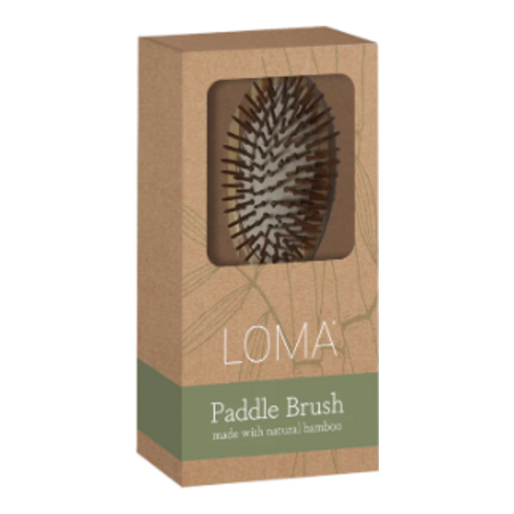 Loma Organics Bamboo Oval Paddle Brush