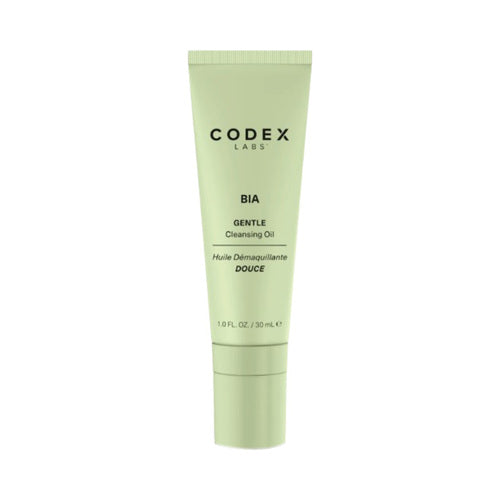 תכשיר ניקוי פנים Codex Bia Cleansing Oil 2.0 באריזה ירוקה וחלקה, המיועד לעור רגיש לניקוי מבלי להסיר לחות.