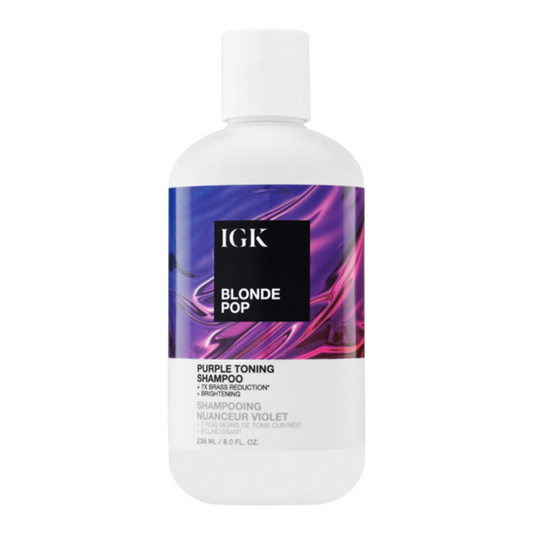 IGK Hair Blonde Pop Purple Toning Shampoo