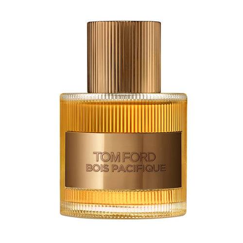 Fragranza da uomo Tom Ford Bois Pacifique EDP 100 ml con eleganti dettagli dorati, adatta per collezioni di stile di vita e cura della persona di alto livello.