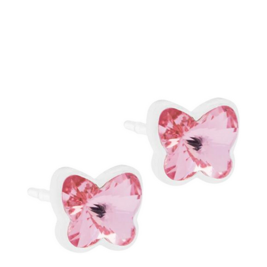Blomdahl Butterfly Light Rose - Medical Plastic (5mm)