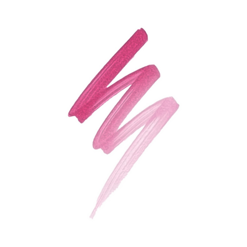 Stila Calligraphy Lip Stain em um rosa fúcsia brilhante, oferecendo dupla utilização como delineador e corante para uma cor de lábios viva e duradoura.