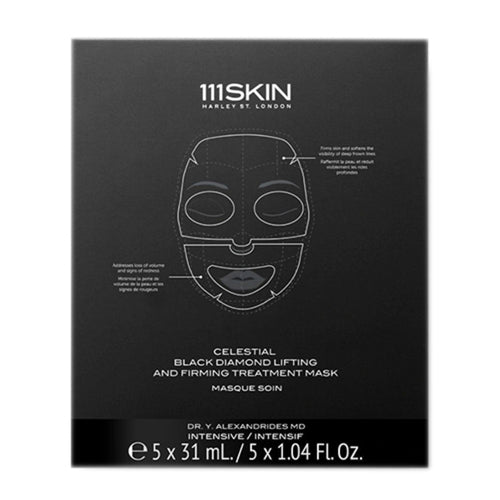 111SKIN السماوية السماوية الماس الأسود الرفع ومربع القناع