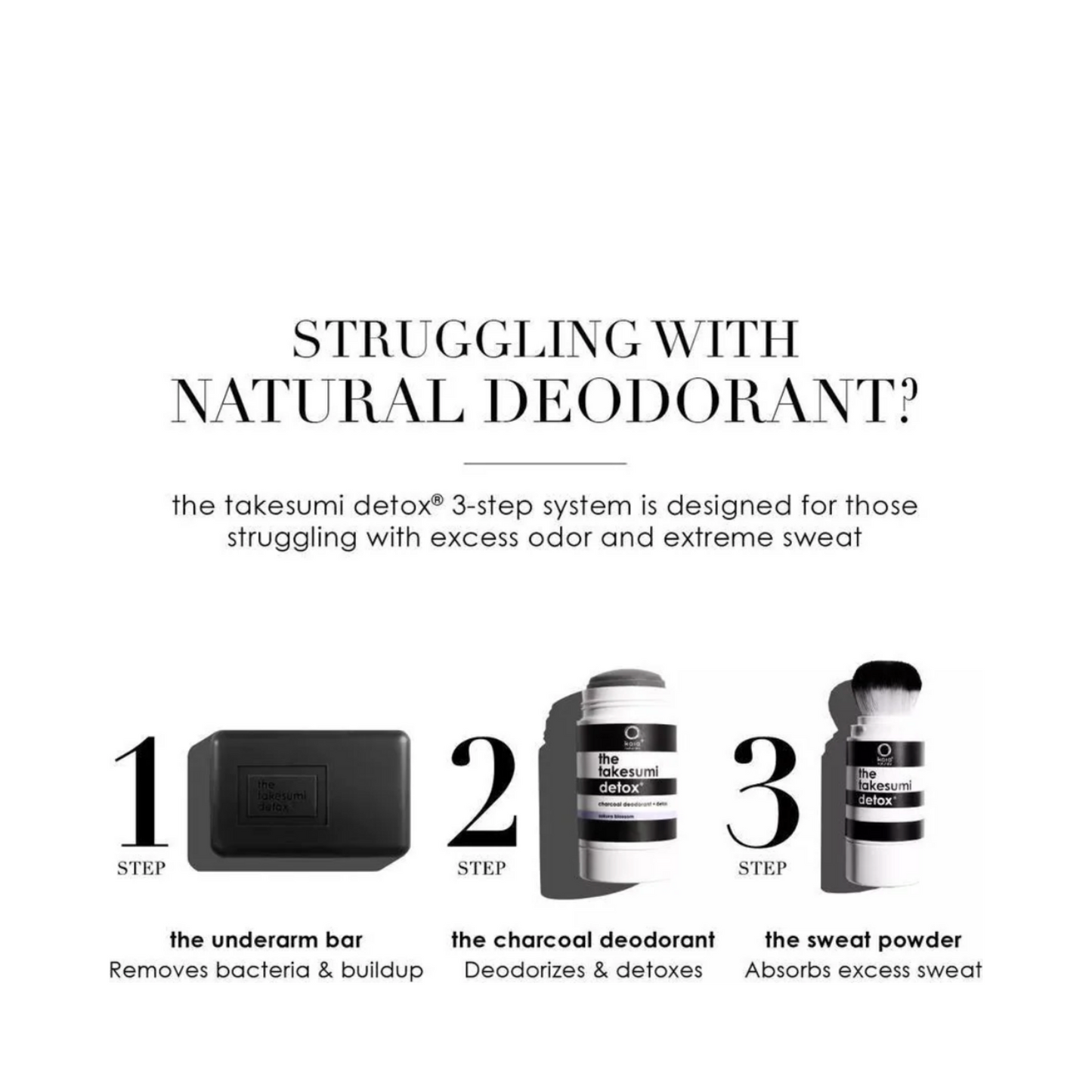 Kaia Naturals Charcoal Deodorant - Sakura Blossom