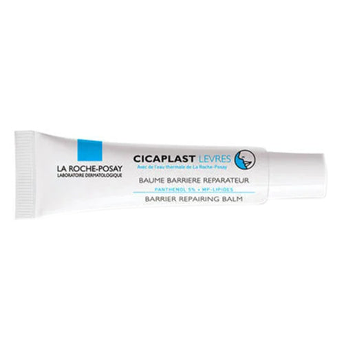 La Roche Posay Cicaplast Lips Balm - מרגיע והגנה על שפתיים בשפופרת קומפקטית. שפתון דרמטולוגי לשפתיים יבשות ומגורות עם מרכיבי הזנה.