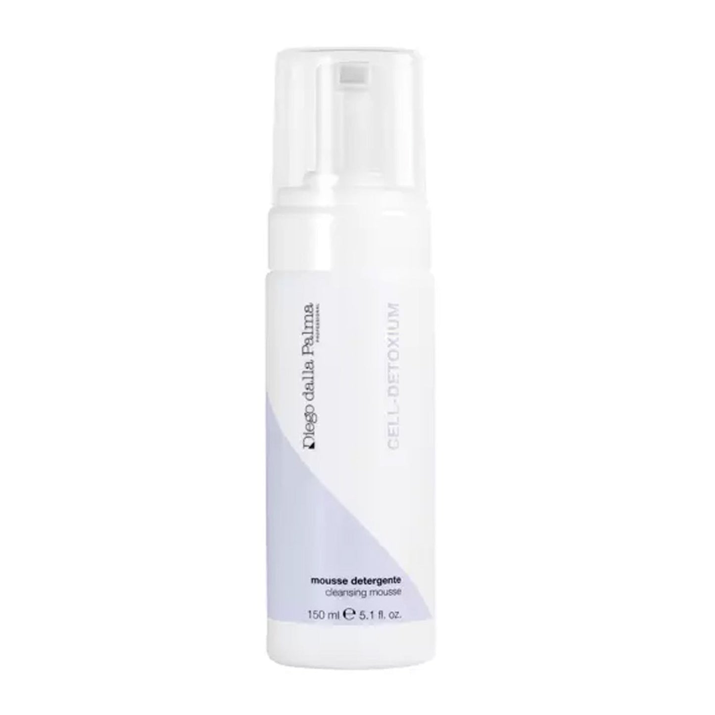 Diego dalla Palma クレンジング ムース - デトックスとメイク落とし用の 150ml ボトルに入ったプロフェッショナル フォーム。透明感のある肌に最適な洗顔料。