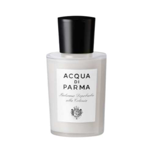 Balsamo dopobarba Colonia di lusso di Acqua Di Parma, progettato per la cura degli uomini con aloe idratante, olio di mandorle e un rinfrescante profumo di agrumi.
