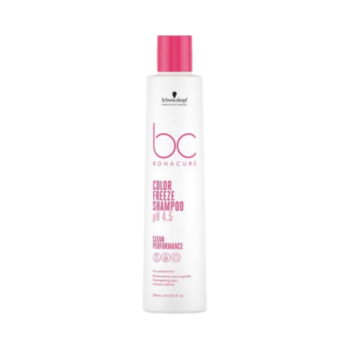Schwarzkopf BC Bonacure Color Freeze Shampoo 250 ml for vibrant color retention, listed in eSkinStore Hair Shampoo and Conditioner collection.