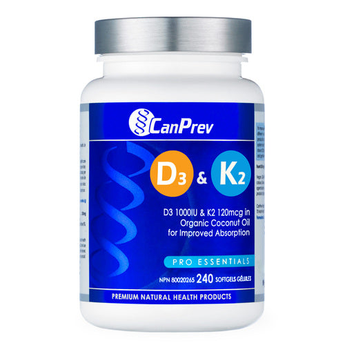 CANPREV D3 og K2 - Organisk kokosnøttolje