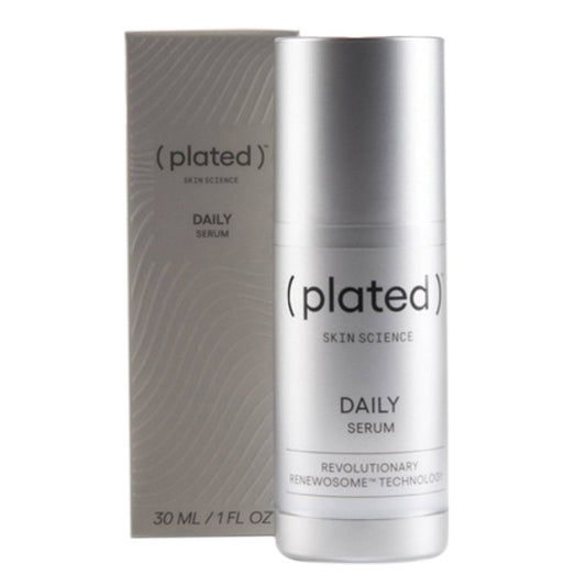 Plated Skin Science Daily - 血小板更新护肤精华液,30ml 面部抗衰老护理,采用先进的 Renewosome 技术。
