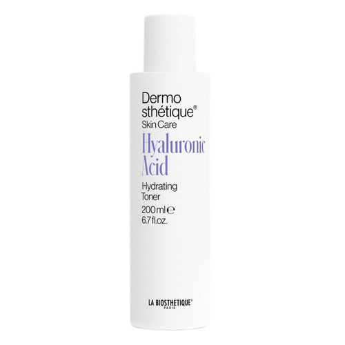 Ansiktstoner fra La Biosthetique med hyaluronsyre i en elegant 200 ml emballasje, perfekt for daglig fuktighet og toning i hudpleie.