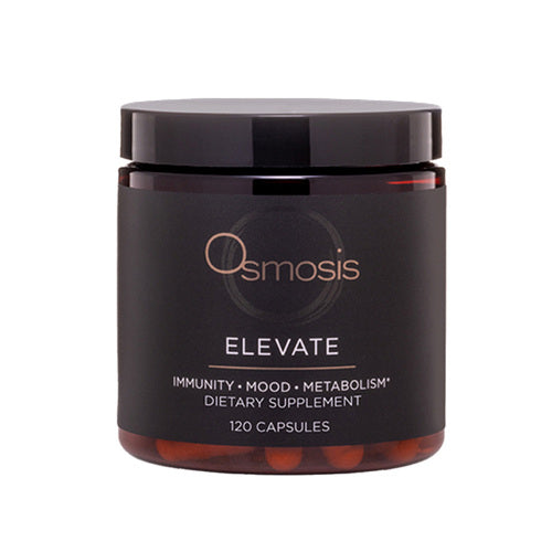 Συμπλήρωμα Osmosis Elevate - Ενισχυμένη φόρμουλα, βάζο με 120 κάψουλες σχεδιασμένο να βελτιώνει την παραγωγή κολλαγόνου και να υποστηρίζει τη συνολική ευεξία και την υγεία του δέρματος.