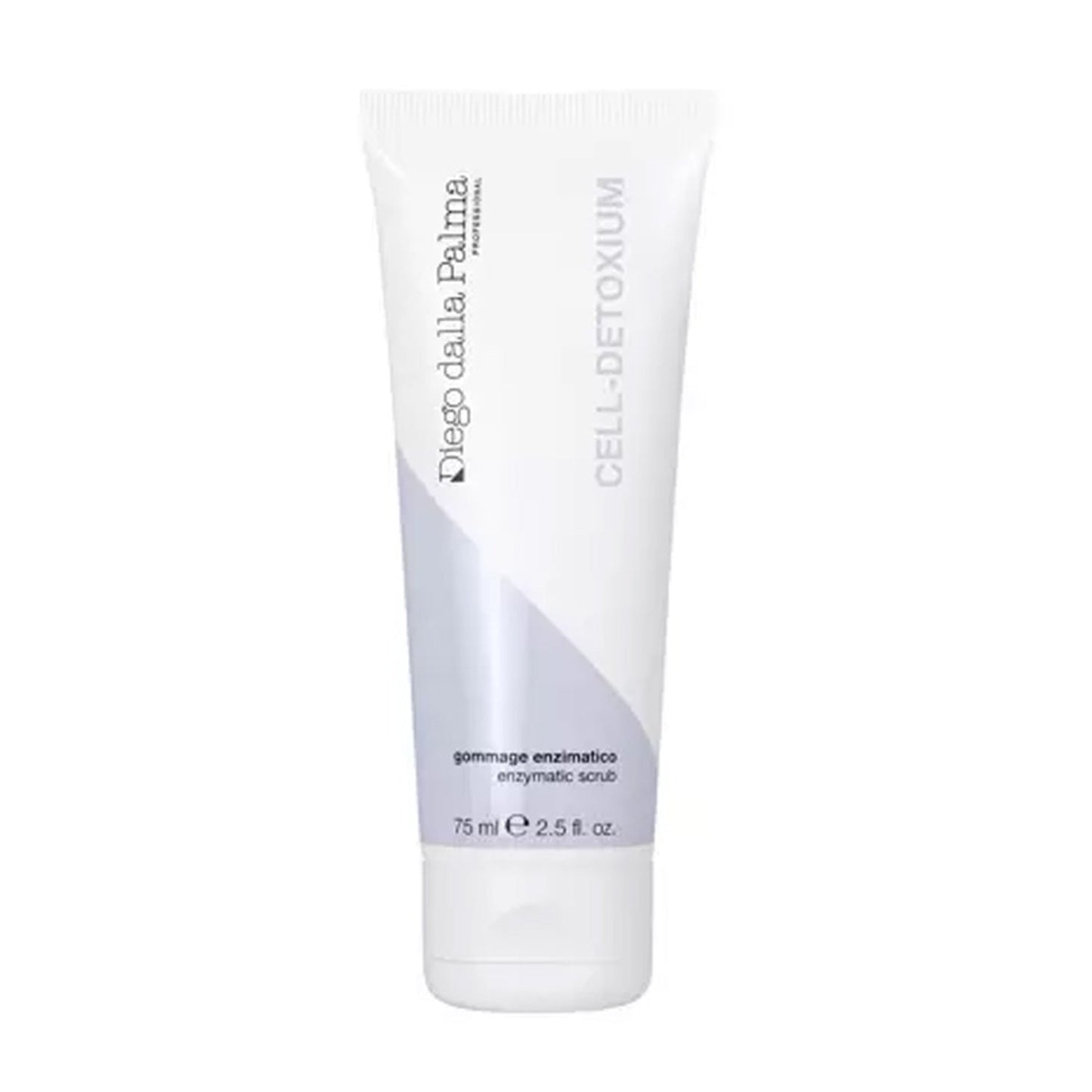 Diego dalla Palma Enzymatic Scrub - פילינג כפול בשפופרת 75 מ"ל לטיפוח הפנים. משלב פילינג אנזימטי ומכני לעור חלק יותר.