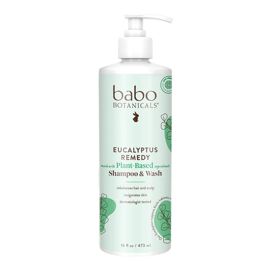 Babo Botanicals Eucalyptus Remedy Plant-Based Shampoo and Wash