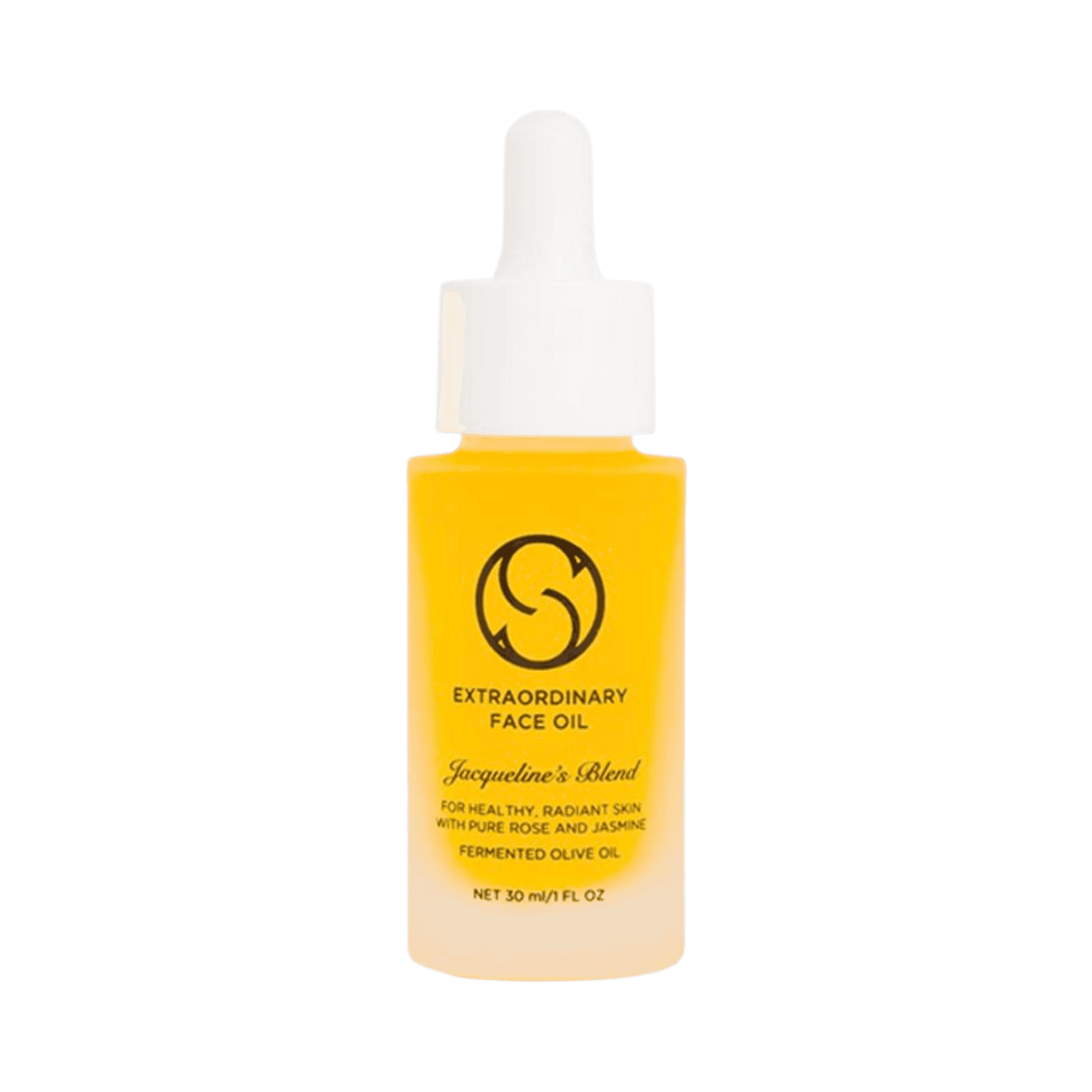 Circcell Face Oil for Anti-Aging i 30 ml dråpeflaske, med Jacqueline's Blend med rose, sjasmin og fermentert olivenolje for strålende hud.