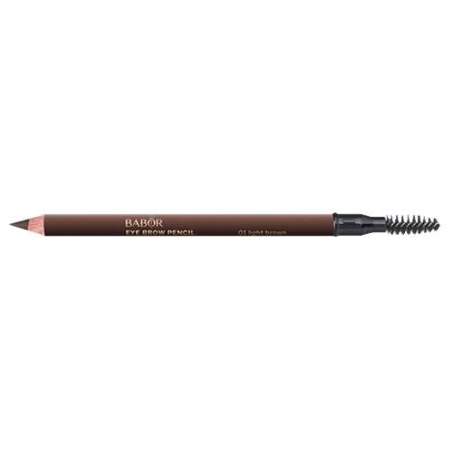 Babor Eye Brow Pencil 01 Light Brown, 1g/0.04 oz, includes spoolie brush for smooth application and defined brows.