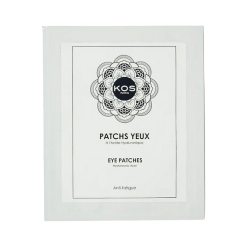 Kos Paris Eye Patches - ミニマルなパッケージのくま対策ソリューション。疲れた目に潤いを与えるヒアルロン酸を配合したプレミアムアイトリートメント。