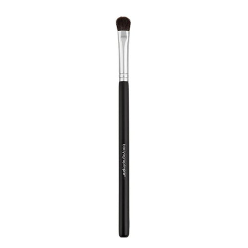 Bodyography Eye Shadow Brush, 1 piece with soft bristles and sleek black handle for precise eyeshadow application. Ideal makeup tool for eye detailing.