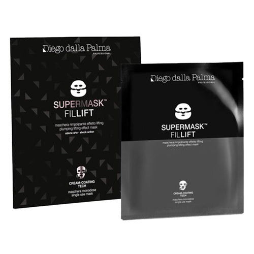 FILLIFT Bipack Supermask di Diego dalla Palma Professional, maschera viso antietà dual pack con olio di avocado e burro di karité per l'elasticità della pelle.