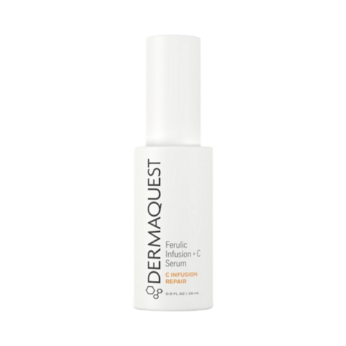 Vitamin C face serum Dermaquest Ferulic Infusion + C for radiant skin. Skincare treatment with antioxidant and anti-aging benefits.