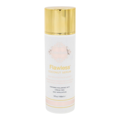 Fake Bake Flawless Coconut Tanning Serum für Gesicht und Körper mit Kokosnussöl und Aminosäuren für einen natürlichen Glanz. Parabenfreie und schnell trocknende Formel.