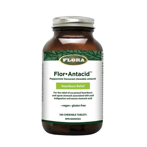 Flora Flor Antiácido comprimidos masticables menta bote