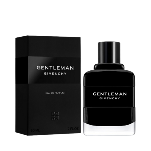Givenchy Gentleman eau de parfum 60ml with packaging, a timeless men's fragrance infused with iris, pepper, and vanilla.