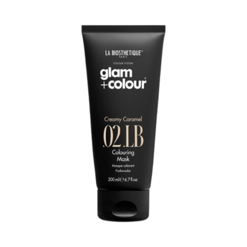 Creamy Caramel .02 .LB Colouring Mask by La Biosthetique, 200ml hair treatment for enhancing blonde tones and protecting color vibrancy.
