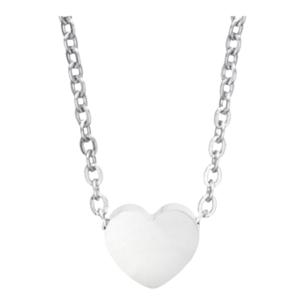 Blomdahl Heart Necklace - Silver (40-45cm)