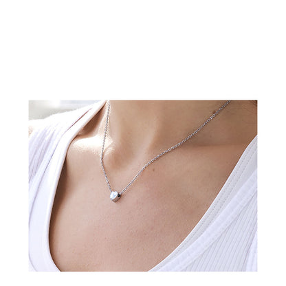 Blomdahl Heart Necklace - Silver (40-45cm)