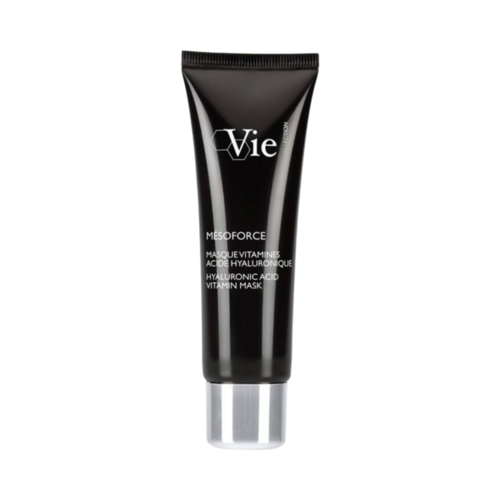 eSkinCareStore で購入できる、滑らかでしなやかな肌のための高級フェイス マスク、Vie コレクション ヒアルロン酸ビタミン マスクの正面図。