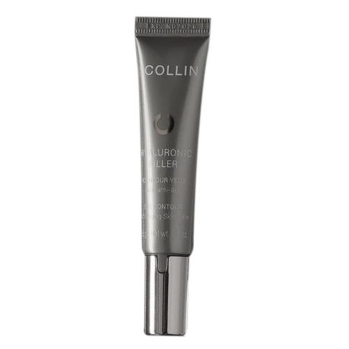 GM Collin Hyaluronic Filler Eye Contour שפופרת המיועדת לטיפול ממוקד בעיניים. מספק לחות אינטנסיבית ומפחית נפיחות עם קפאין.