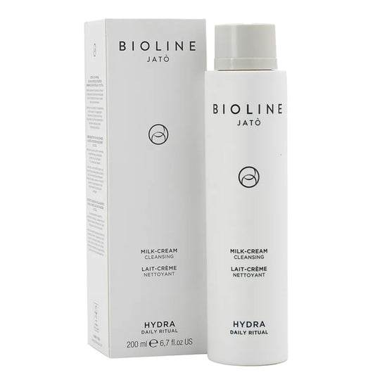 Bioline Hydra Lotion, 200 ml/6,8 fl oz ansigtstoner med pH-balancerende formel, vist med produktæske i hudplejekategori.