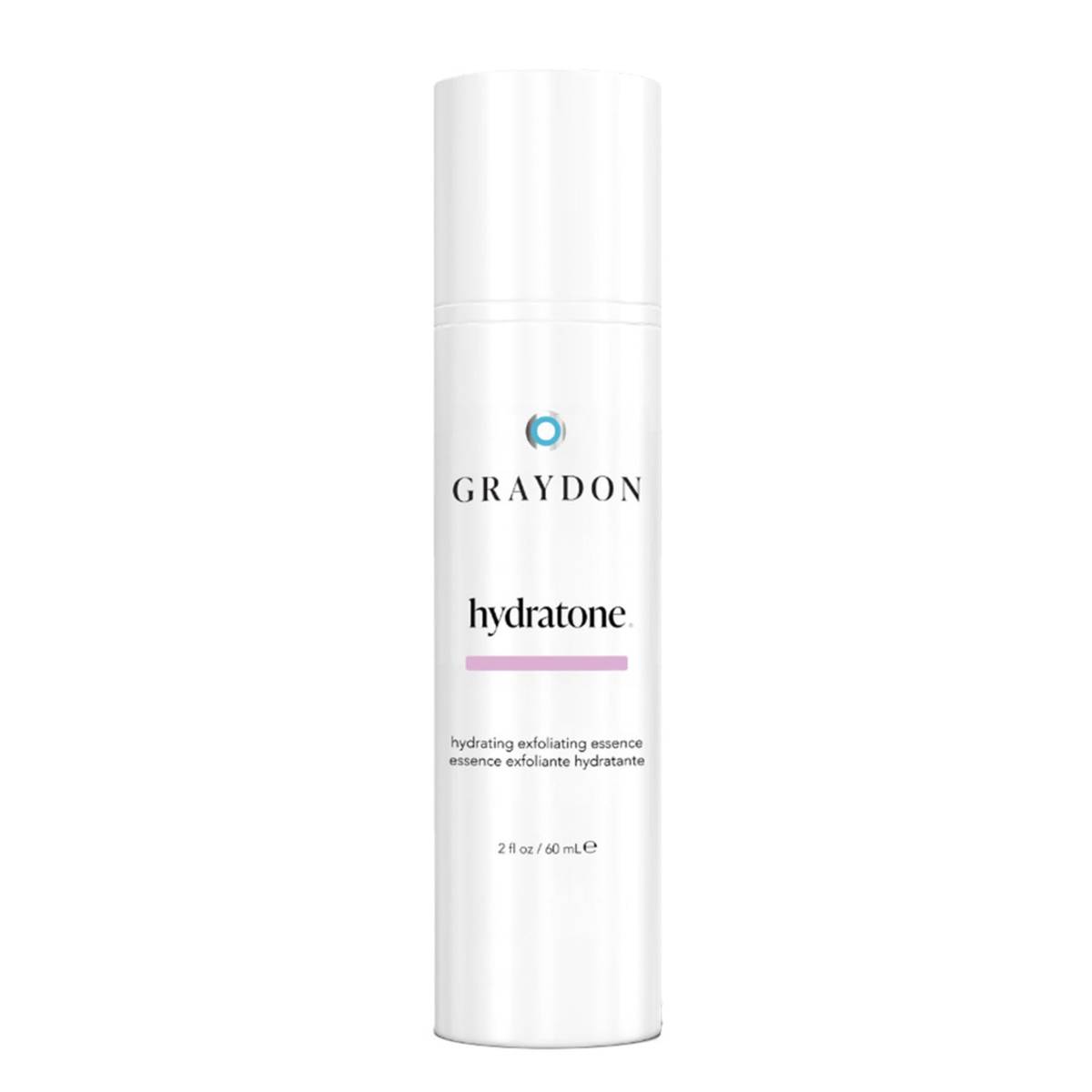 Graydon Hydratone Essence - مقشر مرطب 3 في 1 منعش للبشرة في زجاجة بيضاء أنيقة سعة 60 مل لتنغيم الوجه وترطيبه.