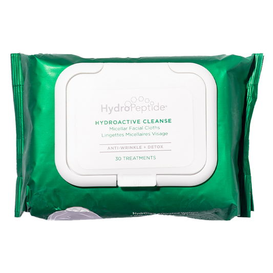 HydroPeptide HydroActive Cleanse: Micellar Facial Cloths