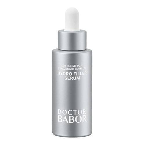 Babor Doctor Babor Hydro Filler Serum silverförpackning, lyxigt ansiktsserum designat för att återfukta och jämna ut huden under personlig vård.