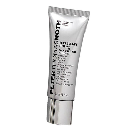 Firming makeup primer Peter Thomas Roth Instant FIRMx for all skin types. Delivers flawless finish and enhances skin texture before makeup application.