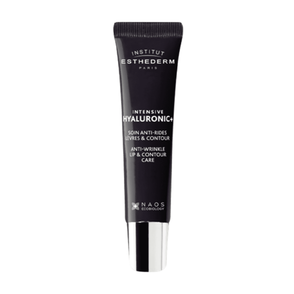 Institut Esthederm Intensive Hyaluronic+ tubo antirrugas para hidratação e rejuvenescimento dos lábios e contorno dos lábios. Ideal para tratamentos labiais direcionados.