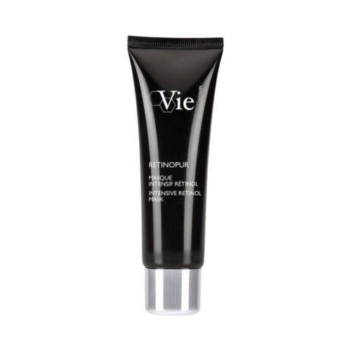 منظر أمامي لقناع Vie Collection Retinopur Intensive Retinol، وهو قناع وجه رغوي للبشرة الدهنية، مصمم لتنقية البشرة وإزالة لمعانها.