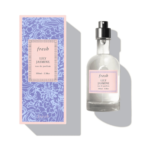 عطر Fresh Lily Jasmine EDP، زجاجة 100 مل/3.38 أونصة سائلة مع صندوق زهور، عطر نسائي فاخر لمحبي الصحة والجمال.