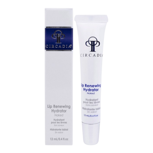 Circadia Lip Renewing Hydrator - עירום בשפופרת 12 מ"ל עם קופסא, אידיאלי לשפתיים יבשות ומועשר בשמן קיק, חומצת חלב ומרכיבים ממצקי עור.